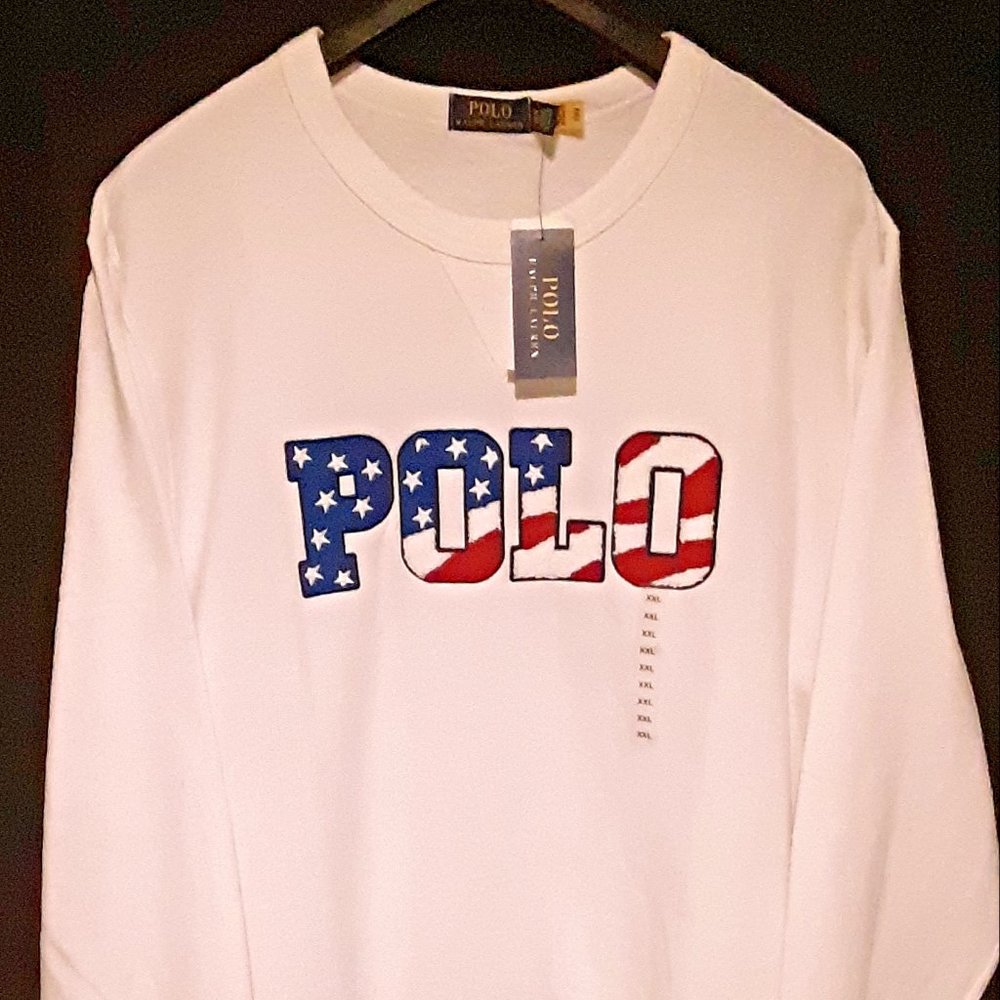 Men's American Polo Sweatshirt Sz. XXL